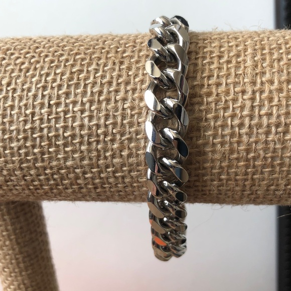 MELINDA MARIA DESIGNER JULIAN CUBAN CHAIN BRACELET, NEW WITHOUT TAGS - Picture 6 of 7